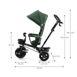 TRICICLETA COPII KINDERKRAFT AVEO, MYSTIC GREEN | MARKETPLACE SHOPPING CENTER