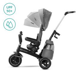 TRICICLETA KINDERKRAFT EASYTWIST, PLATINUM GREY | MARKETPLACE SHOPPING CENTER