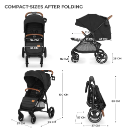 CARUCIOR SPORT KINDERKRAFT GRANDE PLUS, BLACK | MARKETPLACE SHOPPING CENTER