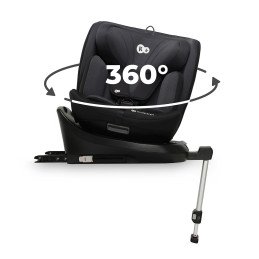 SCAUN AUTO I-SIZE, 40-150 CM, KINDERKRAFT I-360, BLACK | MARKETPLACE SHOPPING CENTER