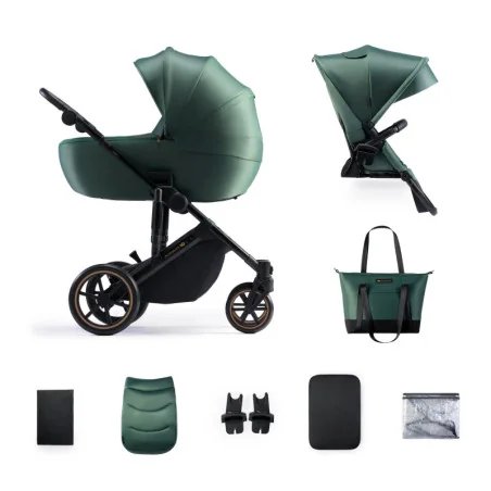 CARUCIOR 2 IN 1 KINDERKRAFT PRIME 2, DARK GREEN | MARKETPLACE SHOPPING CENTER