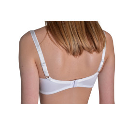 sutien cupa dantela,alb