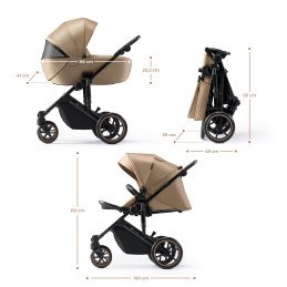 CARUCIOR 2 IN 1 KINDERKRAFT PRIME 2, SANDROSE BEIGE | MARKETPLACE SHOPPING CENTER