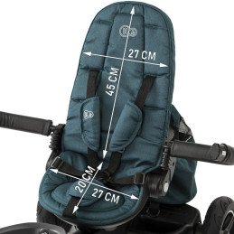 TRICICLETA KINDERKRAFT EASYTWIST, MIDNIGHT GREEN | MARKETPLACE SHOPPING CENTER