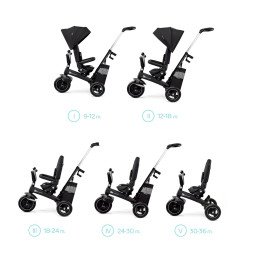 TRICICLETA KINDERKRAFT EASYTWIST, BLACK | MARKETPLACE SHOPPING CENTER