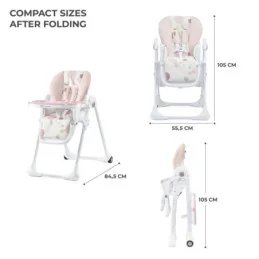 SCAUN DE MASA KINDERKRAFT YUMMY PLIABIL, PINK | MARKETPLACE SHOPPING CENTER