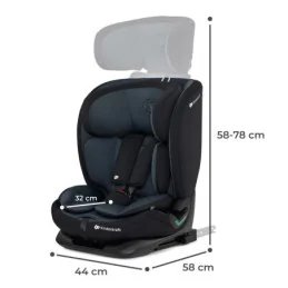 SCAUN AUTO I-SIZE, 76-150 CM, KINDERKRAFT ONETO 3, ISOFIX, GRAPHITE BLACK | MARKETPLACE SHOPPING CENTER