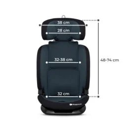 SCAUN AUTO I-SIZE, 76-150 CM, KINDERKRAFT ONETO 3, ISOFIX, GRAPHITE BLACK | MARKETPLACE SHOPPING CENTER