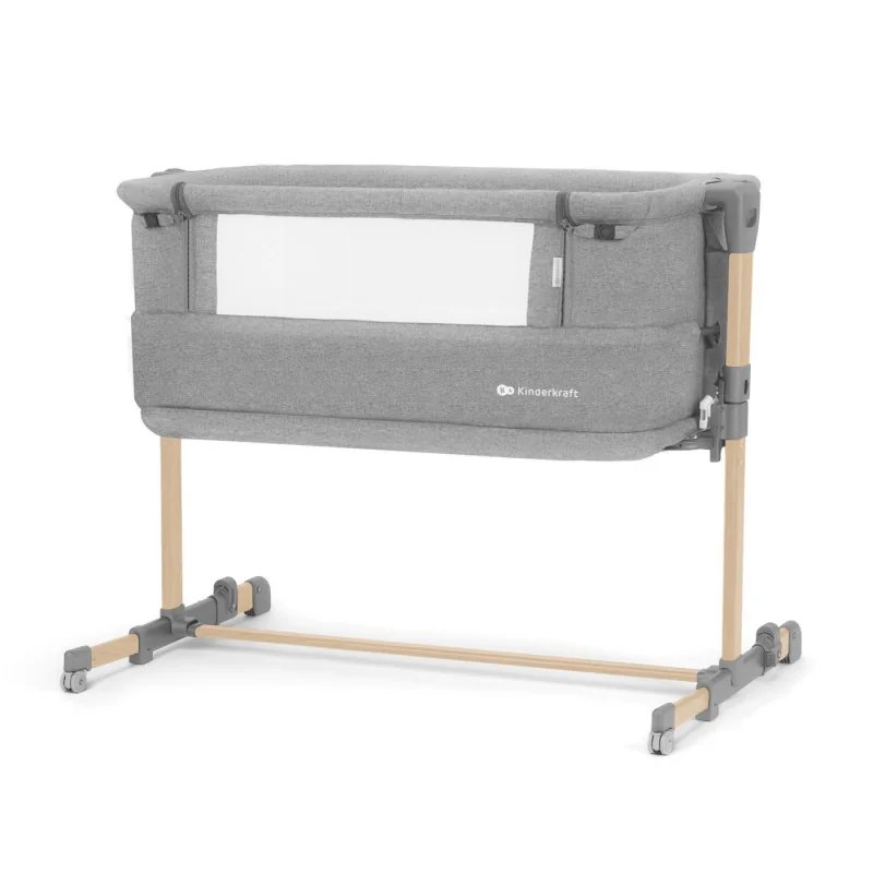 PATUT BEBE, KINDERKRAFT NESTE GROW, GRI DESCHIS LEMN | MARKETPLACE SHOPPING CENTER