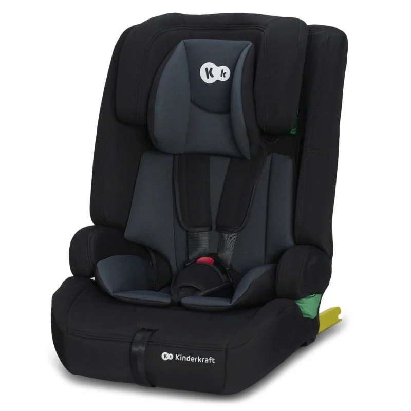 SCAUN AUTO I-SIZE, 76-150 CM, KINDERKRAFT SAFETY FIX 2, BLACK | MARKETPLACE SHOPPING CENTER
