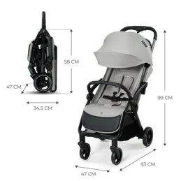 CARUCIOR SPORT KINDERKRAFT APINO, 0-22 KG, DOVE GREY | MARKETPLACE SHOPPING CENTER