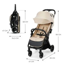 CARUCIOR SPORT KINDERKRAFT APINO, 0-22 KG, DUNE BEIGE | MARKETPLACE SHOPPING CENTER