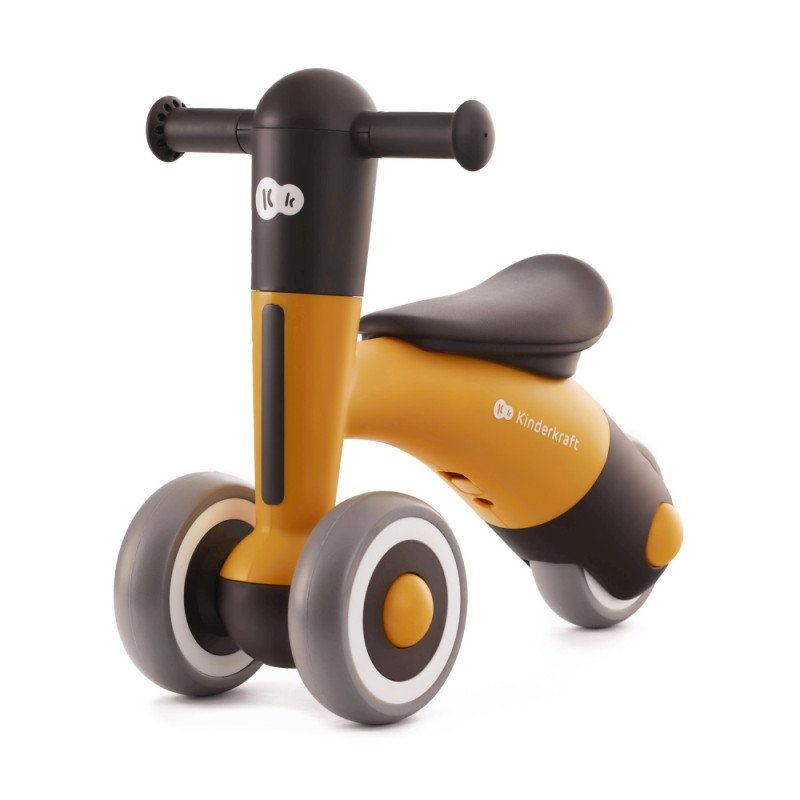 BICICLETA DE ECHILIBRU KINDERKRAFT MINIBI, HONEY YELLOW | MARKETPLACE SHOPPING CENTER