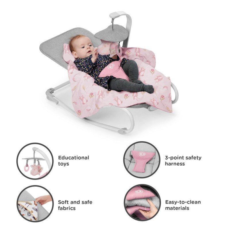 SEZLONG 3 IN 1, KINDERKRAFT FELIO 2, PEONY ROSE | MARKETPLACE SHOPPING CENTER