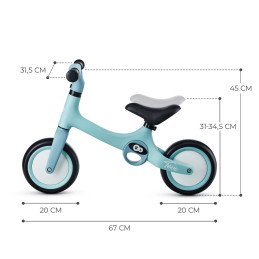 BICICLETA DE ECHILIBRU KINDERKRAFT TOVE, SUMMER MINT | MARKETPLACE SHOPPING CENTER