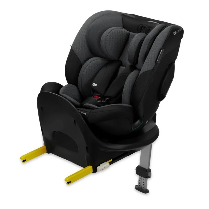 SCAUN AUTO KINDERKRAFT I-FIX, I-SIZE 40-150 CM, GRAPHITE BLACK | MARKETPLACE SHOPPING CENTER