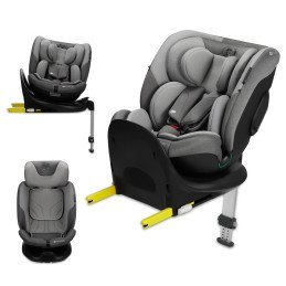SCAUN AUTO KINDERKRAFT I-FIX, I-SIZE 40-150 CM, COOL GREY | MARKETPLACE SHOPPING CENTER