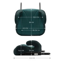INALTATOR AUTO KINDERKRAFT BOOST, I-SIZE 135-150 CM, GREEN | MARKETPLACE SHOPPING CENTER