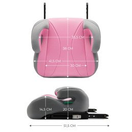 INALTATOR AUTO KINDERKRAFT BOOST, I-SIZE 135-150 CM, ROSE PINK | MARKETPLACE SHOPPING CENTER