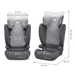 SCAUN AUTO KINDERKRAFT I-SPARK, I-SIZE 100-150 CM, GREY | MARKETPLACE SHOPPING CENTER