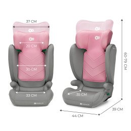 SCAUN AUTO KINDERKRAFT I-SPARK, I-SIZE 100-150 CM, PINK | MARKETPLACE SHOPPING CENTER