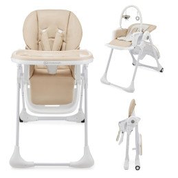 SCAUN DE MASA KINDERKRAFT TUMMIE, PLIABIL, BEIGE | MARKETPLACE SHOPPING CENTER