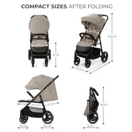 CARUCIOR SPORT KINDERKRAFT TRIG3 STONE BEIGE | MARKETPLACE SHOPPING CENTER