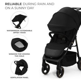 CARUCIOR SPORT KINDERKRAFT TRIG3 ONYX BLACK | MARKETPLACE SHOPPING CENTER