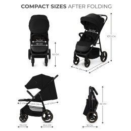 CARUCIOR SPORT KINDERKRAFT TRIG3 ONYX BLACK | MARKETPLACE SHOPPING CENTER