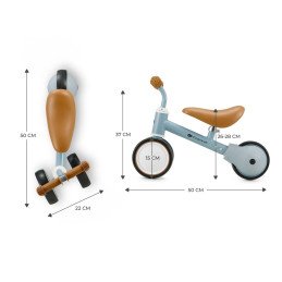 BICICLETA ECHILIBRU KINDERKRAFT CUTIE LIGHT BLUE | MARKETPLACE SHOPPING CENTER
