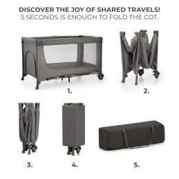 PATUT TRAVEL KINDERKRAFT JOY2, FARA ACCESORII, DARK GREY | MARKETPLACE SHOPPING CENTER