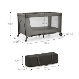 PATUT TRAVEL KINDERKRAFT JOY2, FARA ACCESORII, DARK GREY | MARKETPLACE SHOPPING CENTER