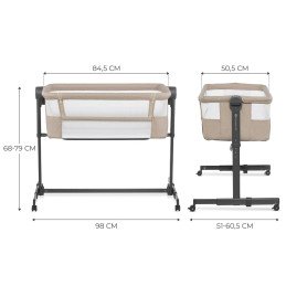 PATUT CO-SLEEPER KINDERKRAFT NESTE UP 2, BEJ | MARKETPLACE SHOPPING CENTER