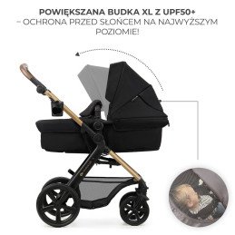 CARUCIOR 3 IN 1 KINDERKRAFT MOOV 2, NEGRU PUR | MARKETPLACE SHOPPING CENTER