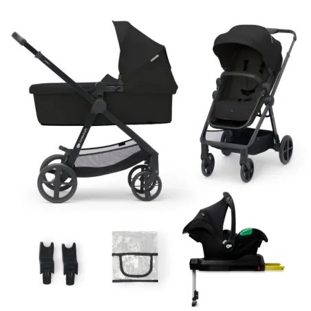 CARUCIOR KINDERKRAFT NEWLY, 4 IN 1, CLASSIC BLACK | MARKETPLACE SHOPPING CENTER