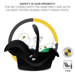 CARUCIOR KINDERKRAFT ESME, 3 IN 1, PURE BLACK | MARKETPLACE SHOPPING CENTER