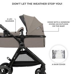 CARUCIOR KINDERKRAFT ESME, 3 IN 1, SAND BEIGE | MARKETPLACE SHOPPING CENTER