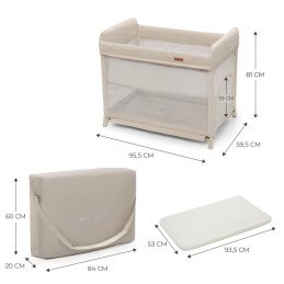 PATUT DE CALATORIE KINDERKRAFT MOON DREAM, BEIGE | MARKETPLACE SHOPPING CENTER