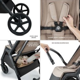 CARUCIOR SPORT KINDERKRAFT LOOM, 0-22 KG, LINEN BEIGE | MARKETPLACE SHOPPING CENTER