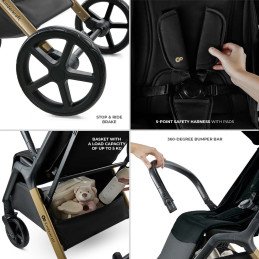 CARUCIOR SPORT KINDERKRAFT LOOM, 0-22 KG, INK BLACK | MARKETPLACE SHOPPING CENTER