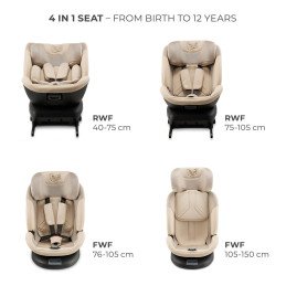 SCAUN AUTO KINDERKRAFT XPEDITION 3 I-SIZE 40-150 CM, BEIGE | MARKETPLACE SHOPPING CENTER