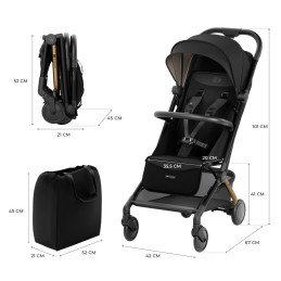 CARUCIOR SPORT KINDERKRAFT PILOT 2, 0-22 KG, MIDNIGHT BLACK | MARKETPLACE SHOPPING CENTER