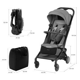 CARUCIOR SPORT KINDERKRAFT PILOT 2, 0-22 KG, PLATINUM GREY | MARKETPLACE SHOPPING CENTER
