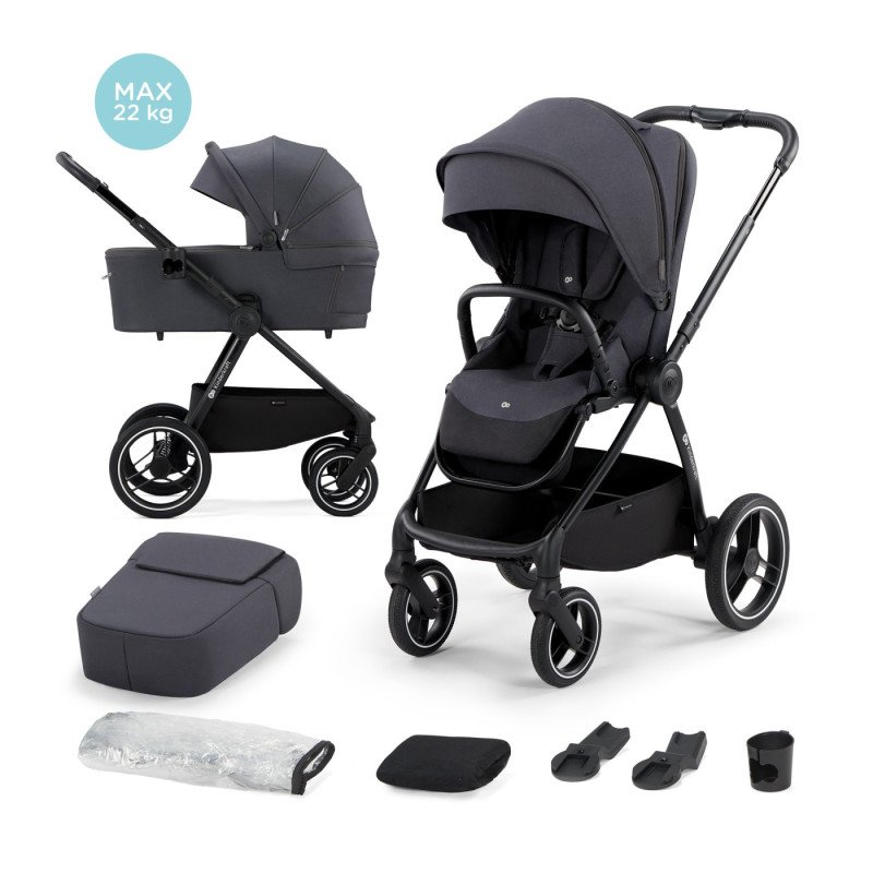 CARUCIOR MULTIFUNCTIONAL 2IN1 KINDERKRAFT NEA DARK GREY | MARKETPLACE SHOPPING CENTER