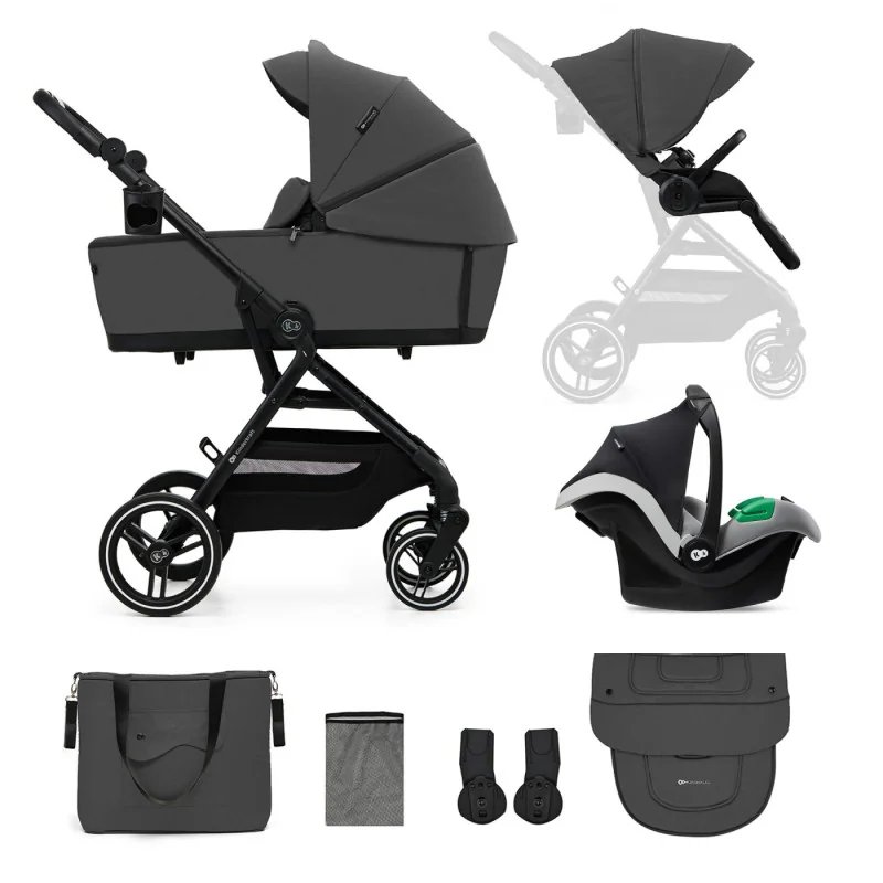 CARUCIOR KINDERKRAFT YOXI 3IN1 (MINK PRO) MOON GREY | MARKETPLACE SHOPPING CENTER