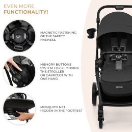 CARUCIOR KINDERKRAFT YOXI 3IN1 (MINK PRO) MOON GREY | MARKETPLACE SHOPPING CENTER