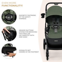 CARUCIOR KINDERKRAFT YOXI 3IN1 (MINK PRO) MISTIC GREEN | MARKETPLACE SHOPPING CENTER