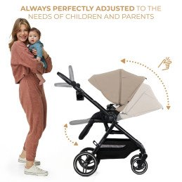 CARUCIOR KINDERKRAFT YOXI 3IN1 (MINK PRO) BEJ NISIP | MARKETPLACE SHOPPING CENTER
