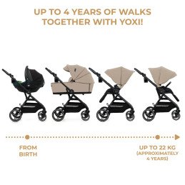 CARUCIOR KINDERKRAFT YOXI 3IN1 (MINK PRO) BEJ NISIP | MARKETPLACE SHOPPING CENTER