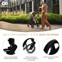 CARUCIOR KINDERKRAFT YOXI 3IN1 (MINK PRO) BEJ NISIP | MARKETPLACE SHOPPING CENTER
